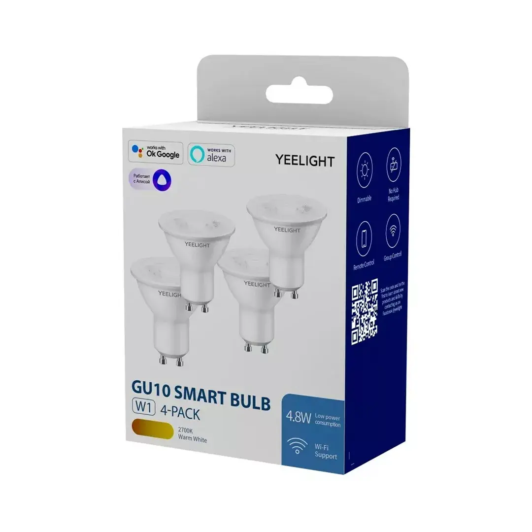Yeelight GU10 Dimmable Bulb 4-pack YLDP004 Photo 2