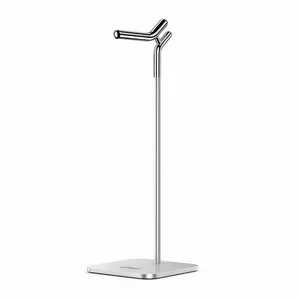Headphone stand UGREEN LP143 silver – desktop holder for headphones, aluminum alloy, compact design