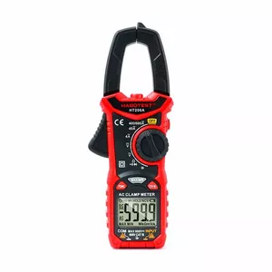 Клещевой мультиметр Habotest HT206A — цифровой измеритель перем./пост. тока, автоопределение, ЖК-дисплей