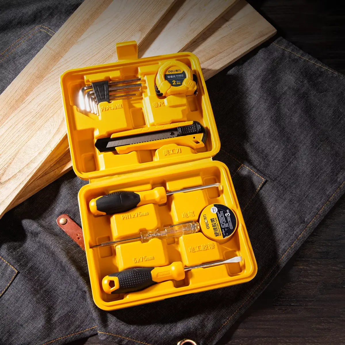 Mechanics Tool Set Deli Tools EDL1011J Photo 2