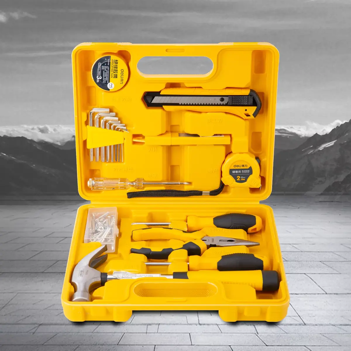 Mechanics Tool Set Deli Tools EDL1018J Photo 2