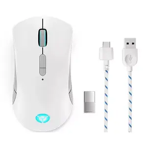 Gaming mouse Lenovo Legion M600 RF Wireless + Bluetooth + USB Type-A, ambidextrous, 16000 DPI, 9 buttons, rechargeable