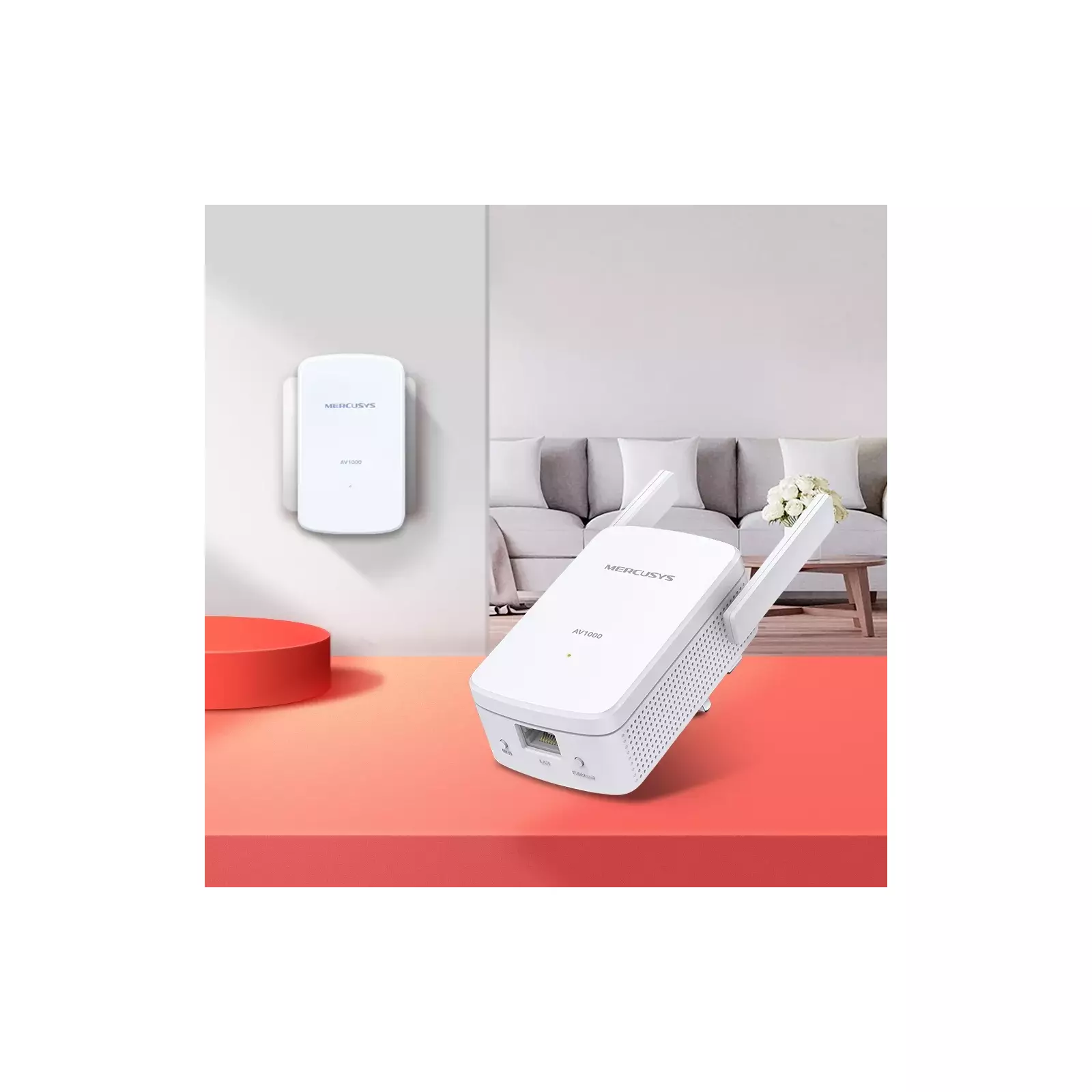 Mercusys AV1000 Gigabit Powerline WiFi MP510 KIT | Powerline | AiO.lv