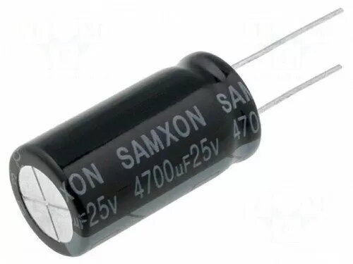 Elektrolītiskais kondensators THT 4700µF 25V DC
