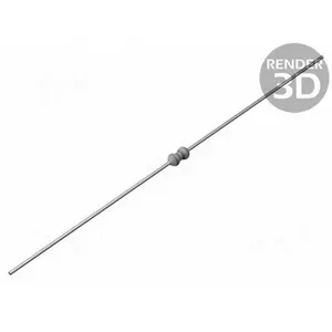 Metālplēves rezistors THT 1009 0.4W ±1% Ø1.6×3.6 mm temperatūras diapazons -55…155°C