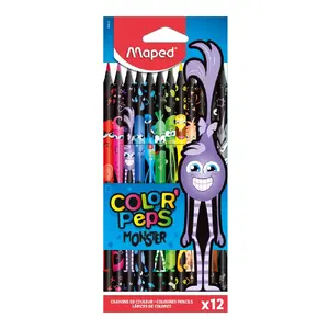 Colour pencils Maped 862612 — multicolour set, 12 pieces, paper box