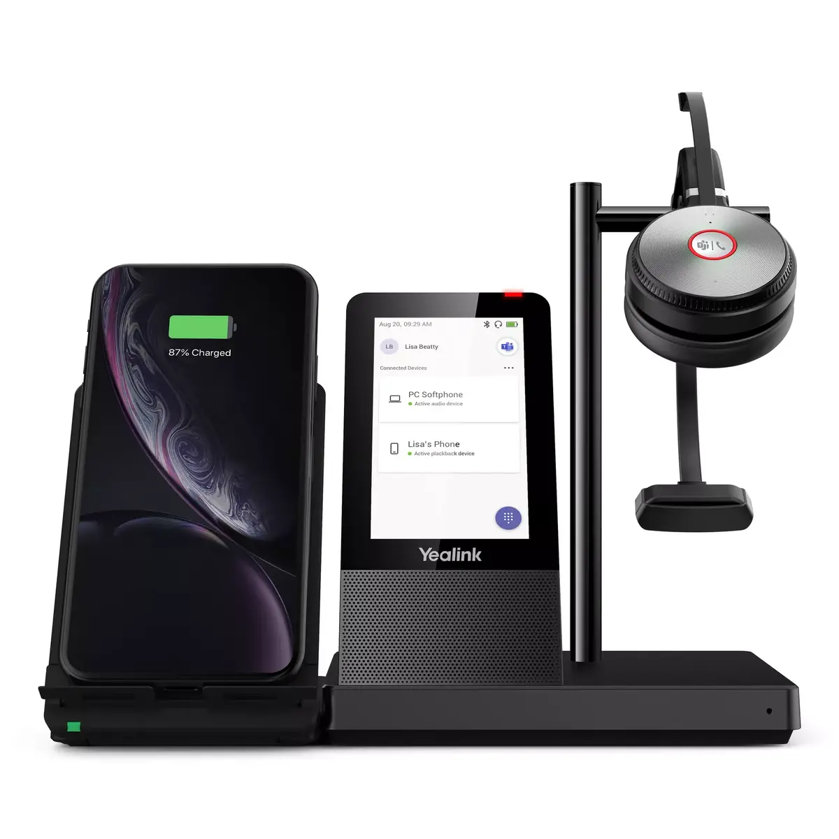 Личная аудиоконференц-система Yealink WH66 DECT Wireless Headset MONO TEAMS Photo 2