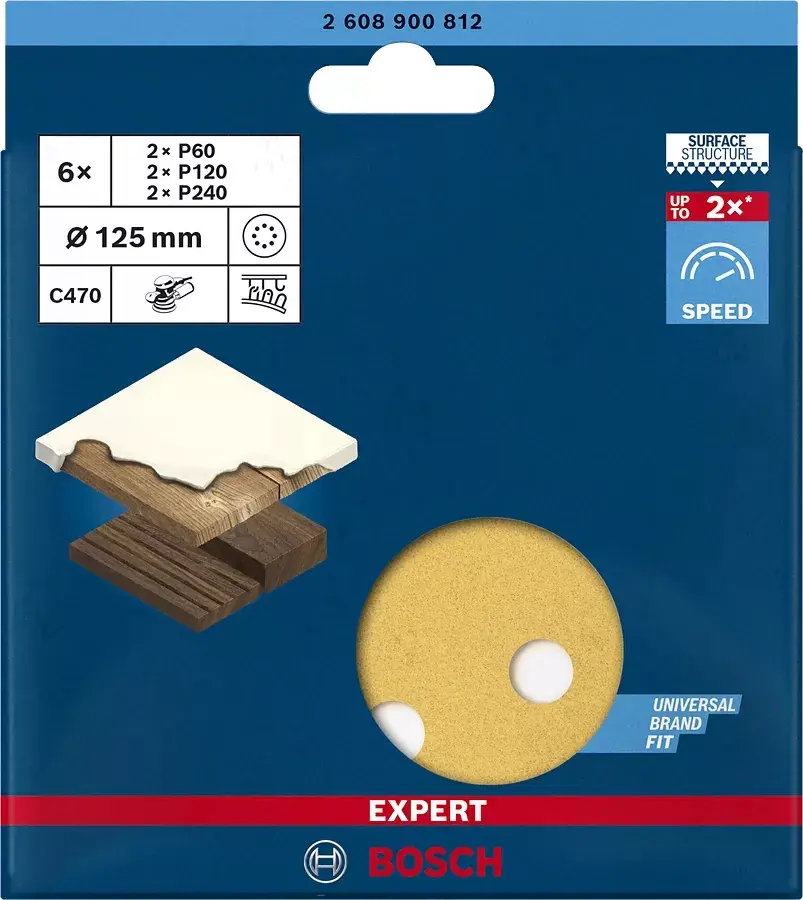 Sanding sheet Bosch 2 608 900 812 Photo 2