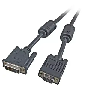 Видео-кабель адаптер EFB Elektronik K5436.2V2, DVI-A на VGA (D-Sub), 2 м, чёрный