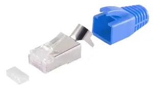 Wire connector RJ-45 ShiverPeaks 72067-10B Blue White
