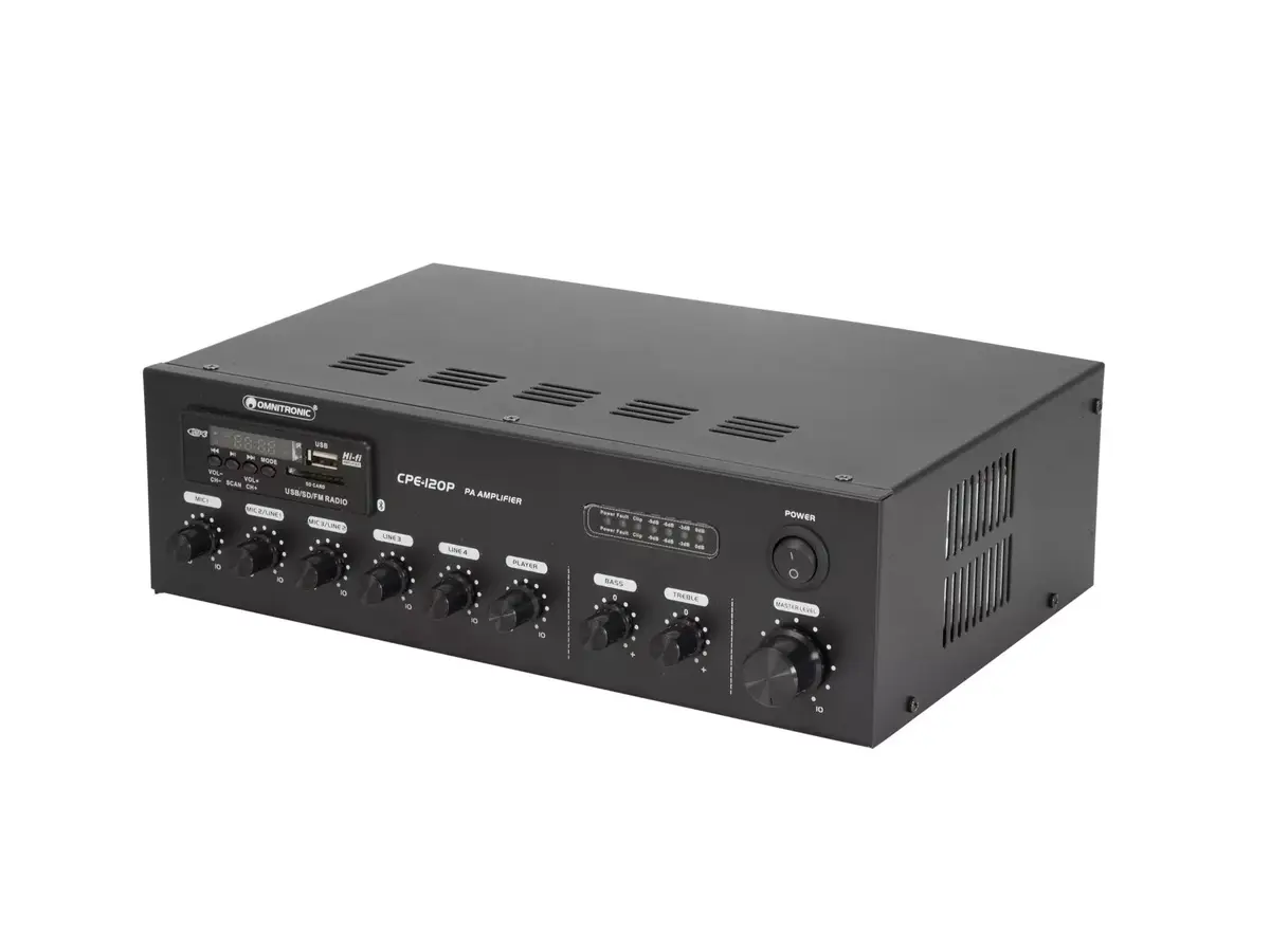 Audio pastiprinātājs Omnitronic 80709607 Photo 2