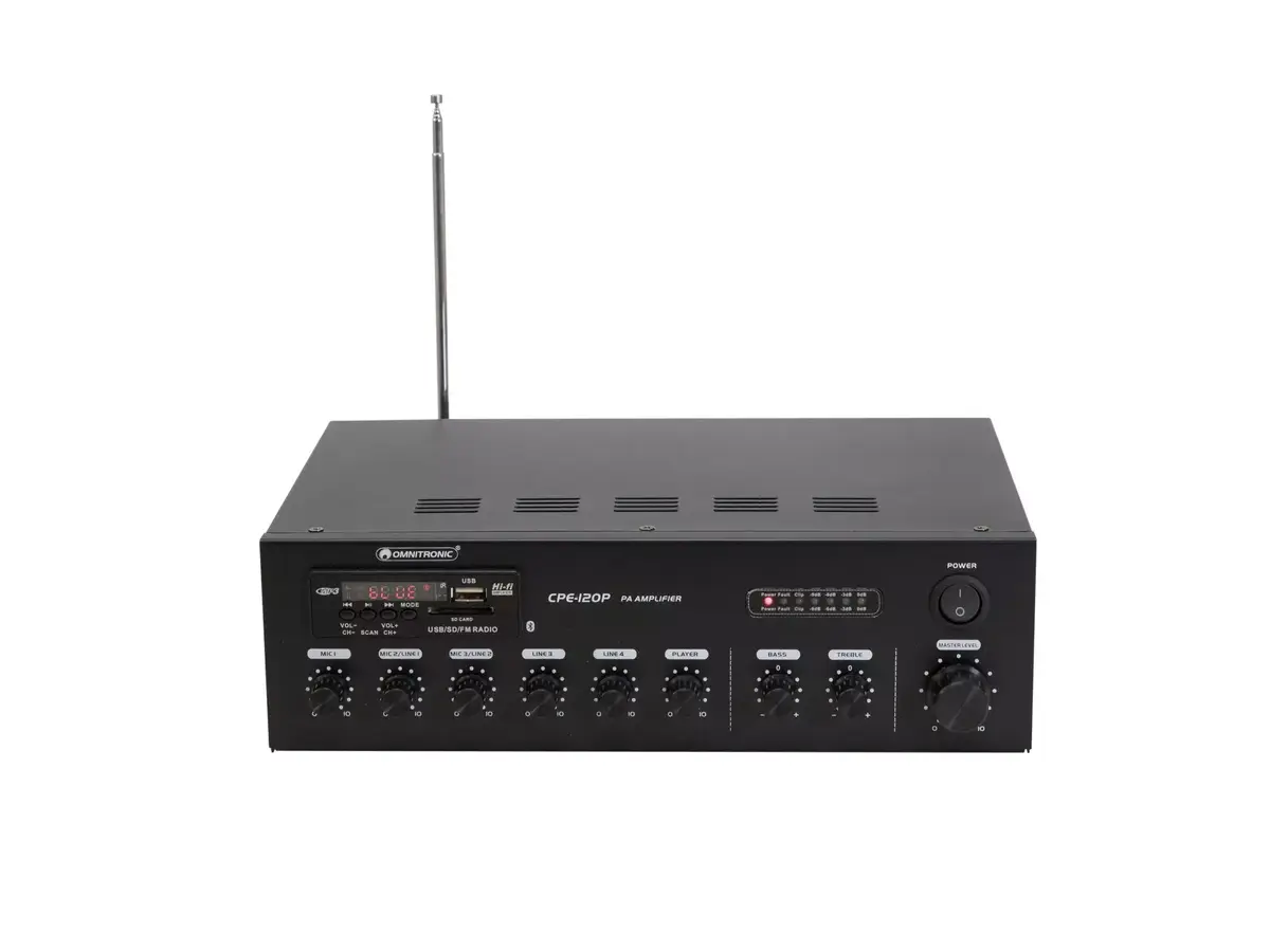Audio pastiprinātājs Omnitronic 80709607 Photo 3