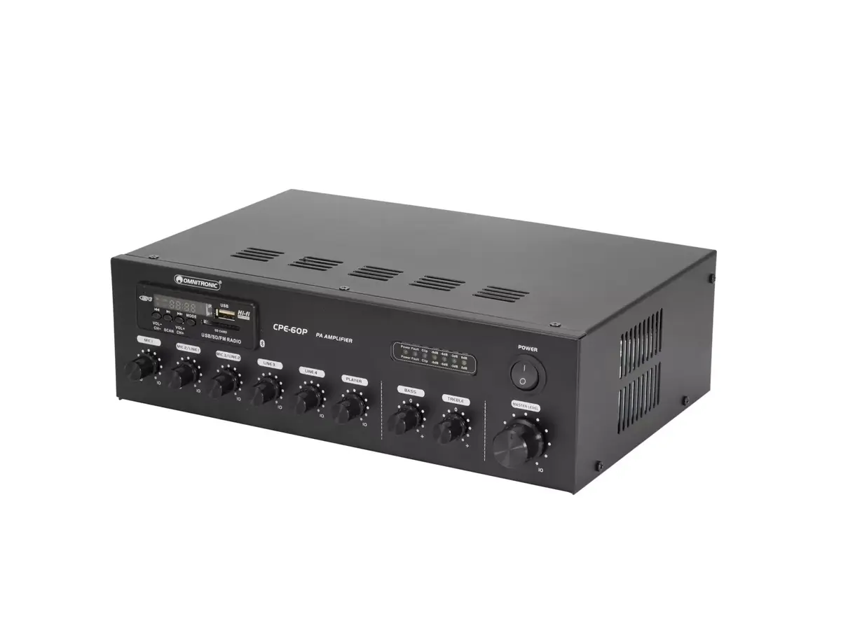 Audio pastiprinātājs Omnitronic 80709606 Photo 2