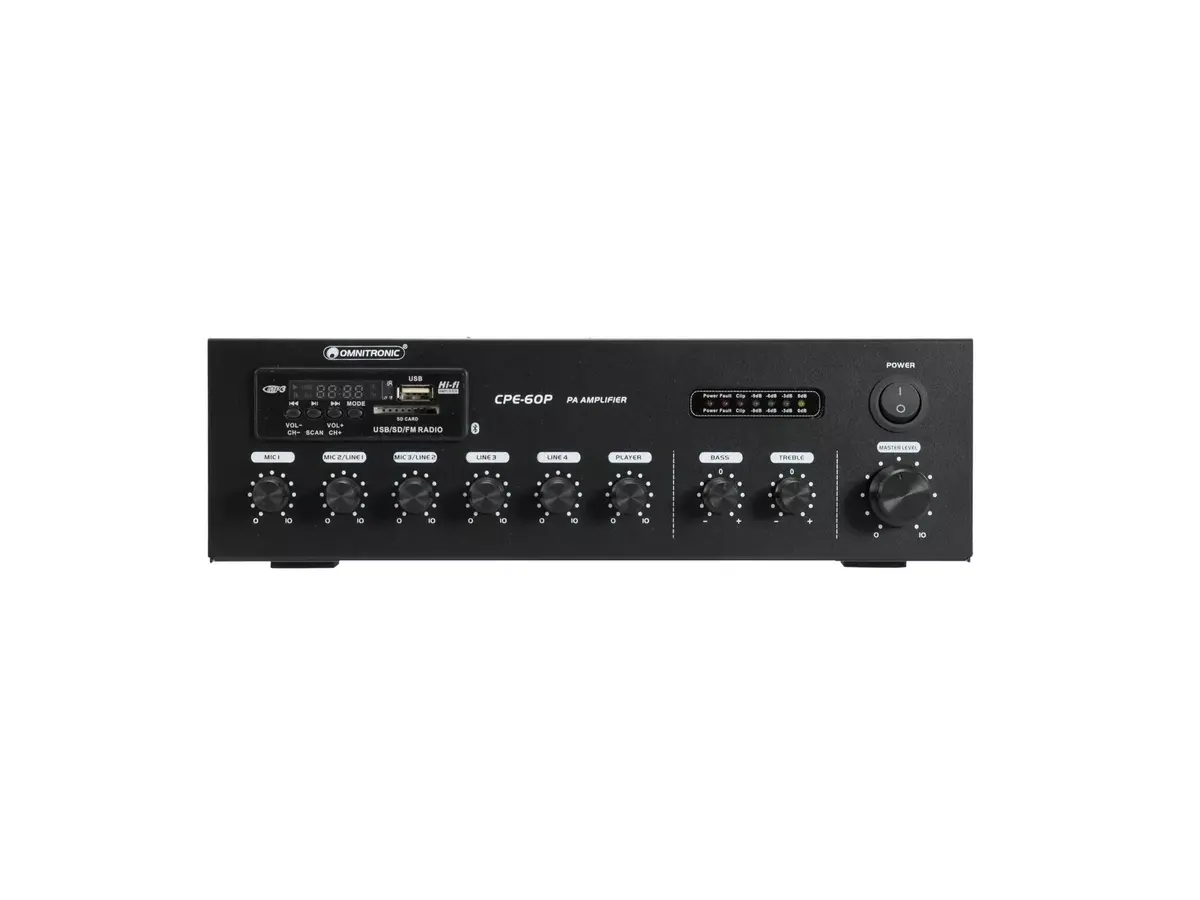 Audio pastiprinātājs Omnitronic 80709606 Photo 3