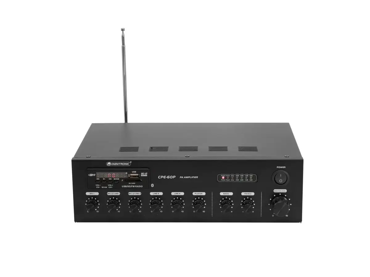 Audio pastiprinātājs Omnitronic 80709606 Photo 4