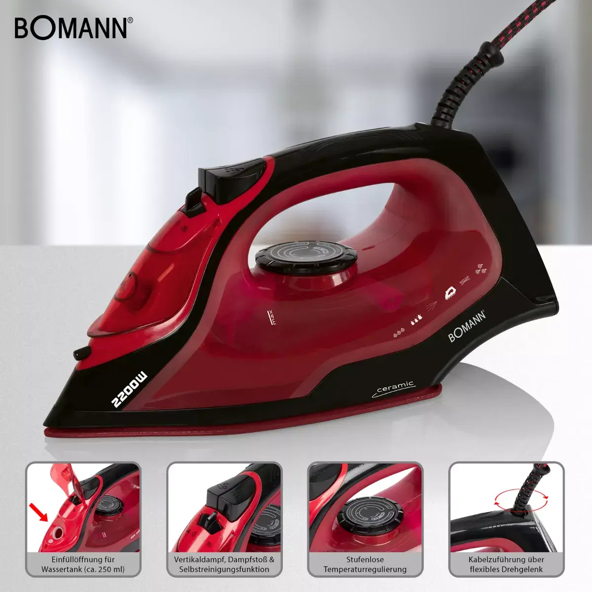 Паровой утюг BOMANN DB6035CB Photo 3