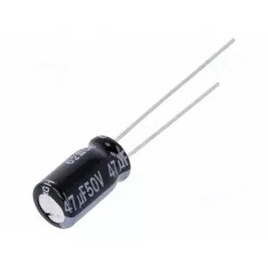 Elektrolītiskais kondensators 47 µF 50 V DC – EB311875142 (radiāls, alumīnija)