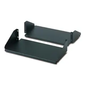 APC Double Sided Fixed Shelf for 2-Post Rack AR8422 Black 250 lbs capacity