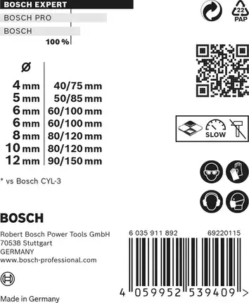 Centering drill bit Bosch 2 608 900 647 Photo 8