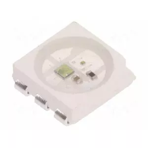 LED SMD 5050 RGB 5x5x1.6 mm 3.5–5.3V — SMD RGB LED 5050 korpusā