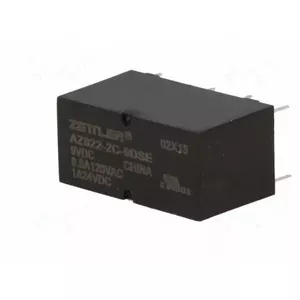 Electromagnetic Relay EB392594487 DPDT 9V DC coil, contact rating 0.5A/120VAC