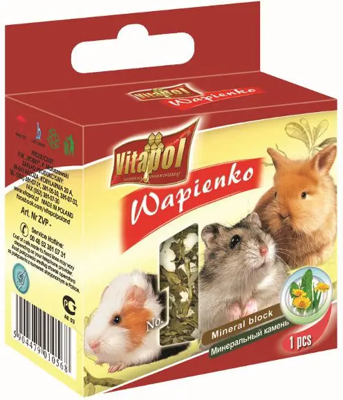 Minerālu akmens grauzējiem vitapol 40 g