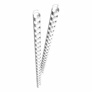 Vītne loksnei Genie 12375, balta, diametrs 6 mm, ietilpība līdz 25 lapām