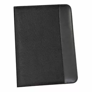 Personīgais organizators Genie 12442 — A4 ādas un neilona mape, 250×30×330 mm, melna