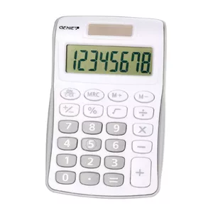Genie 120 S kalkulators Kabata Displeja kalkulators Pelēks, Balts
