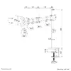 Galda monitora statīvs Neomounts NM-D135WHITE Photo 8