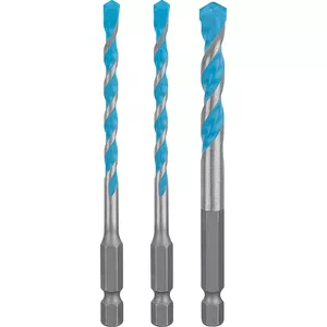 Drill Bit Set Bosch EXPERT HEX-9 — 3 pieces, for impact and rotary drilling
