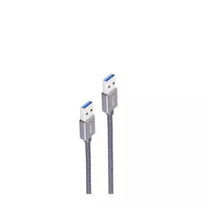 USB кабель ShiverPeaks BS13-37150 1.5м USB 3.2 Gen 2 Серый