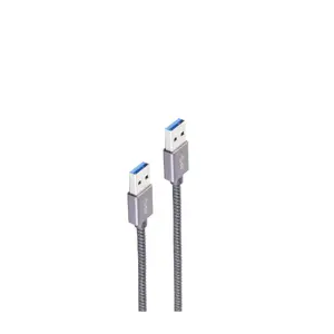 USB кабель ShiverPeaks BS13-37020 1м USB 3.2 Gen 2 Серый