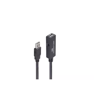 USB cable ShiverPeaks BS13-29055 5m USB A Black