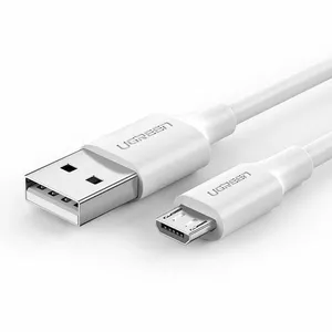 Micro USB cable UGREEN QC 3.0 2.4A 1.5m (white)