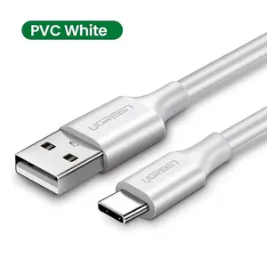 USB A to USB C cable UGREEN 60121 — USB 2.0, 1 m, white