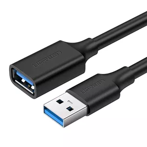 Ugreen 30126 USB kabelis 1,5 m USB 3.2 Gen 1 (3.1 Gen 1) USB A Melns