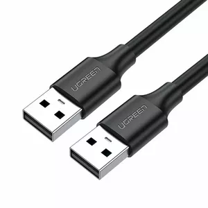 USB 2.0 cable UGREEN US102 M-M 3 m black, male-to-male, 3.0 m length