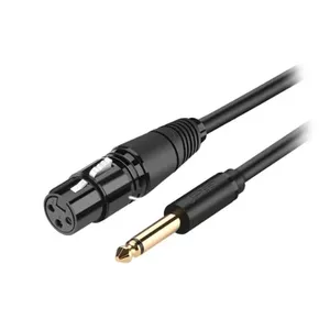 Ugreen 20719 audio cable 2 m 6.35mm XLR Black