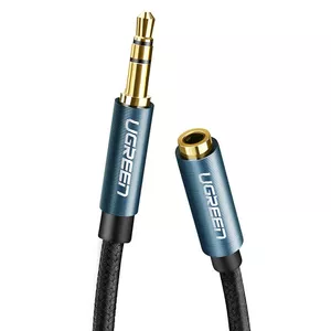 UGREEN AV118 3,5 mm AUX ligzdas audio pagarināšanas kabelis, 2 m (zils)