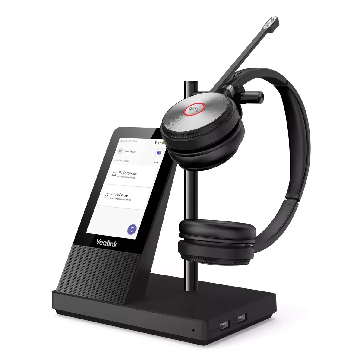 Personīgā audio konferenču sistēma Yealink WH66 DECT Wireless Headset DUAL TEAMS Photo 4