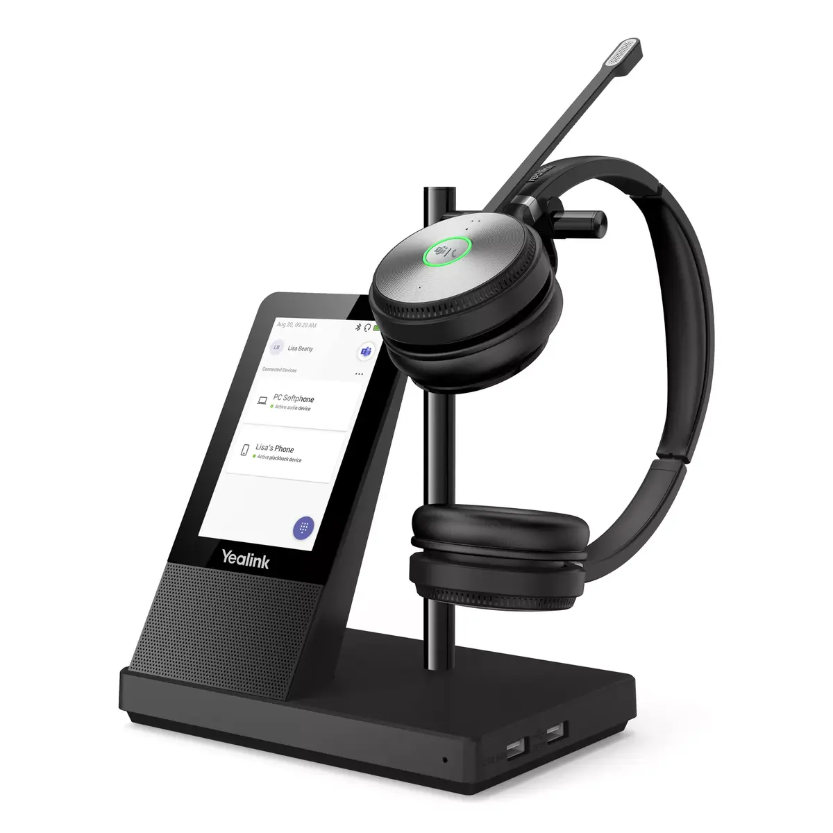 Personīgā audio konferenču sistēma Yealink WH66 DECT Wireless Headset DUAL TEAMS Photo 5