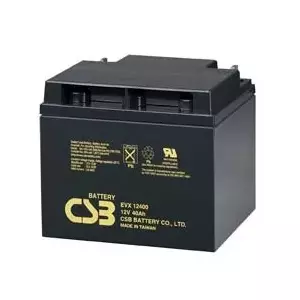skābes svina akumulators csb battery CSB-EVX12400 12V 40Ah, noslēgts VRLA