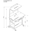 Компьютерный стол Techly ICA-TB 7800BK Photo 3