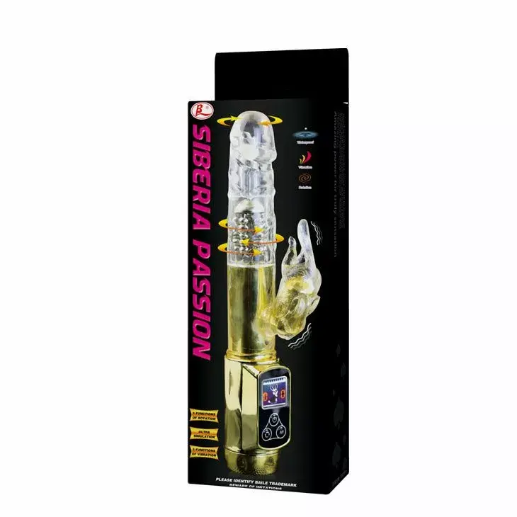 Vibrators BAILE Rabbit Siberia Passion Gold D-199959 Photo 10