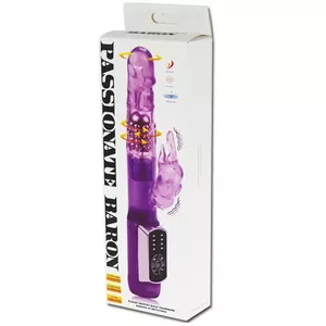 Pieaugušo rotaļlieta BAILE Rabbit Passion Baron BAILE D-199962 – dubultas stimulācijas rabbit vibrators