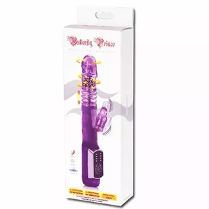 Vibrators BAILE silikona rabbit D-199965 — rozā, divkārša stimulācija, ūdensizturīgs, 0.27 kg