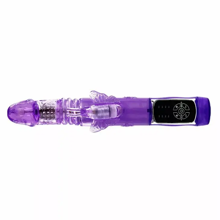 Вибратор BAILE D-199965 — силиконовый rabbit, водонепроницаемый Photo 6