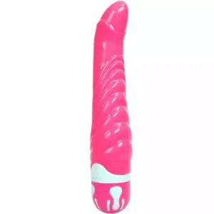 Dildo BAILE D-205180 21,8 cm, reālistisks dizains, rozā, G-punkta stimulācija