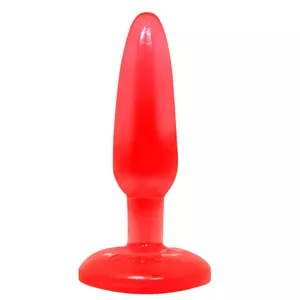 BAILE - RED SOFT TOUCH ANAL PLUG 14.2 CM